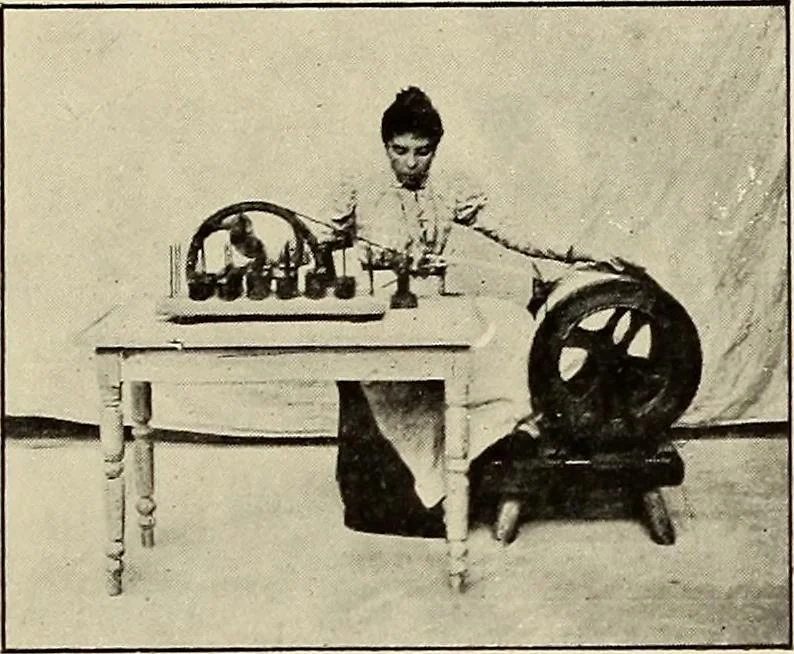 An illustration from L'Industrie des tulles & dentelles mécaniques dans Le Pas-de-Calais, 1815-1900, 1900, leaf 606