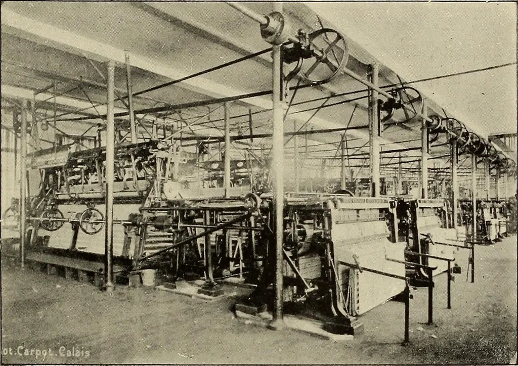 An illustration from L'Industrie des tulles & dentelles mécaniques dans Le Pas-de-Calais, 1815-1900, 1900, leaf 608