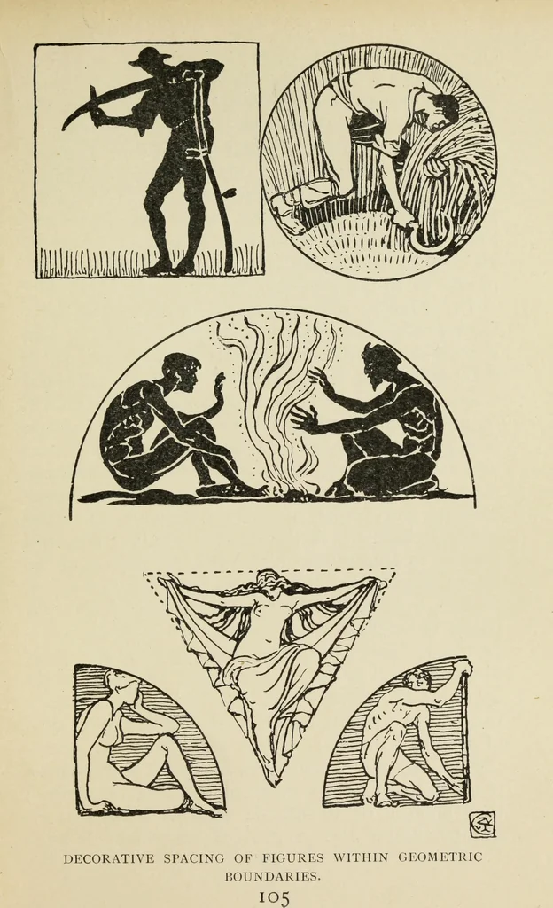 An illustration from Line & form, 1902, leaf 124