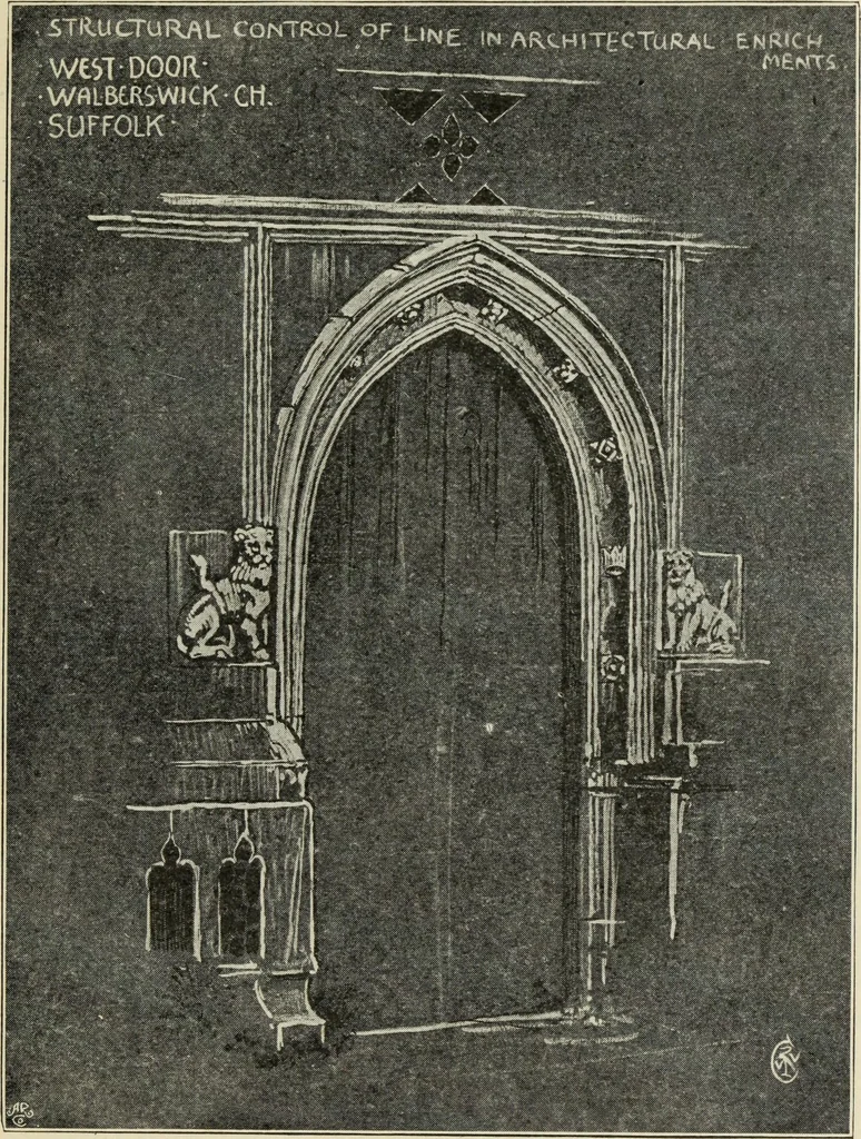An illustration from Line & form, 1902, leaf 140