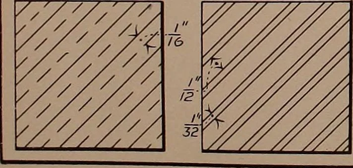 An illustration from Linear drawing and lettering for beginners, 1901, leaf 92