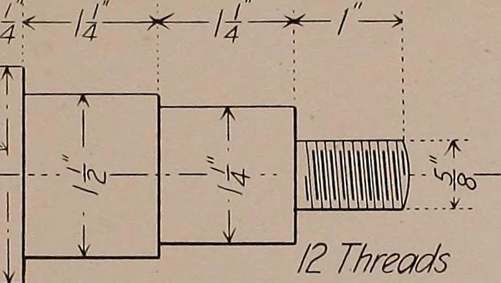 An illustration from Linear drawing and lettering for beginners, 1901, leaf 92