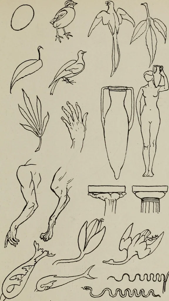 An illustration from Line & form, 1921, leaf 110