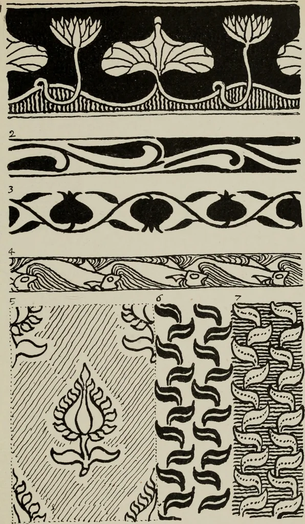 An illustration from Line & form, 1921, leaf 188