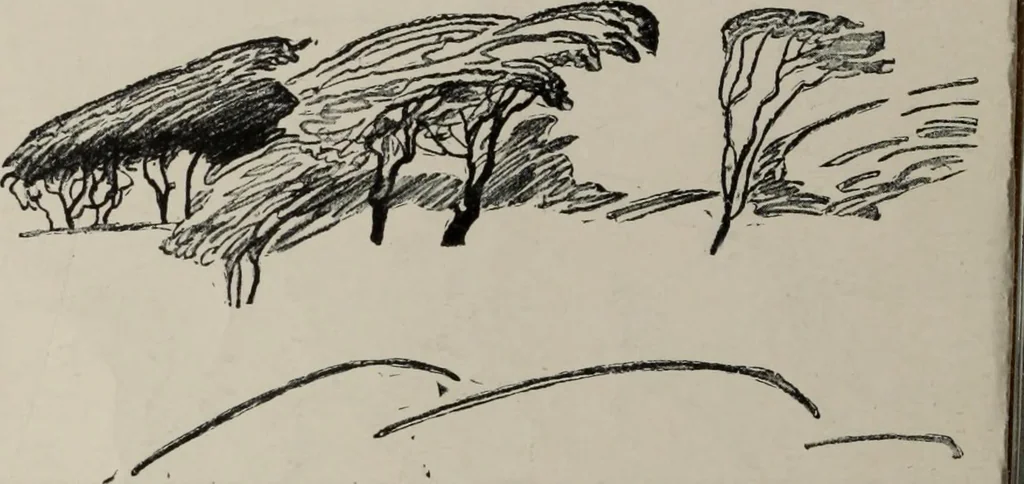 An illustration from Line & form, 1921, leaf 35