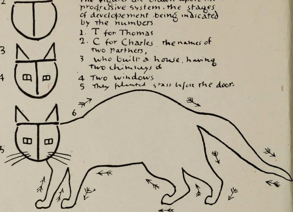 An illustration from Line & form, 1921, leaf 47