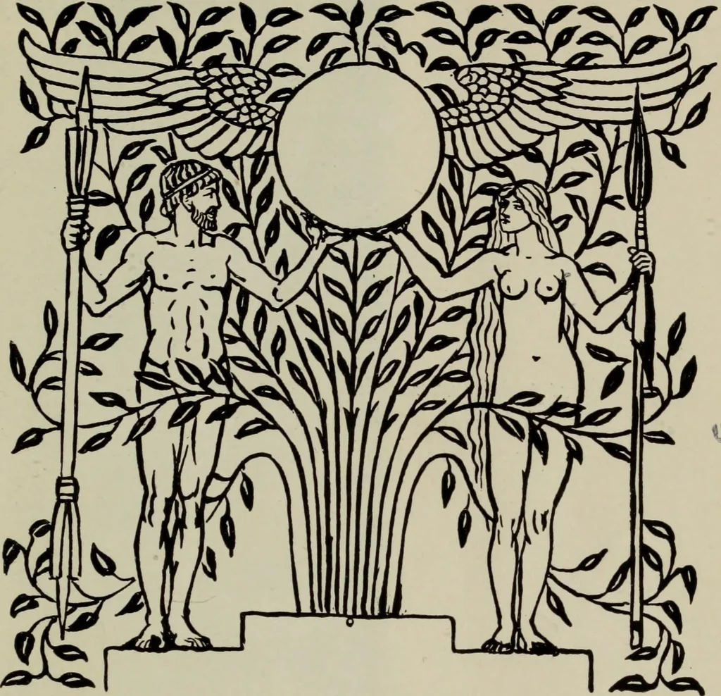 An illustration from Line & form, 1921, leaf 6