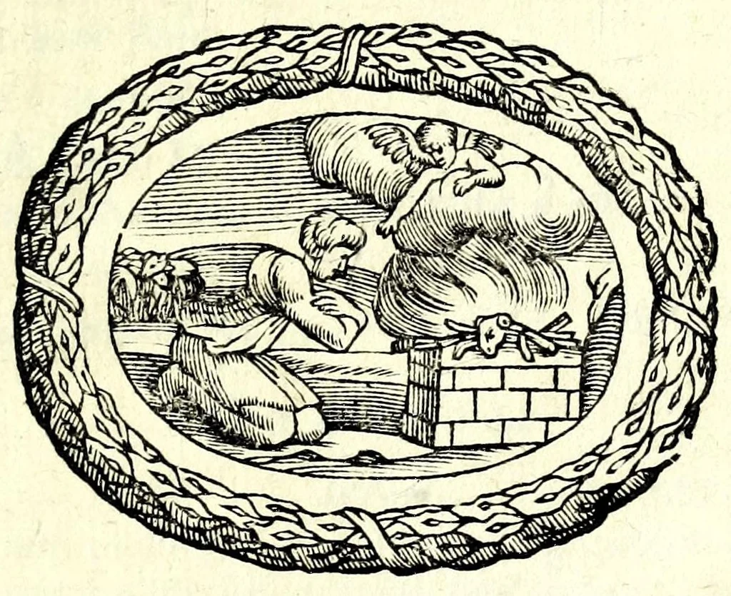 An illustration from L'inganno fortvnato, overo, L'amata aborrita : comedia bellissima, transportata dallo spagnulo : con alcune poesie musicali composte in diuersi tempi, 1659, leaf 143
