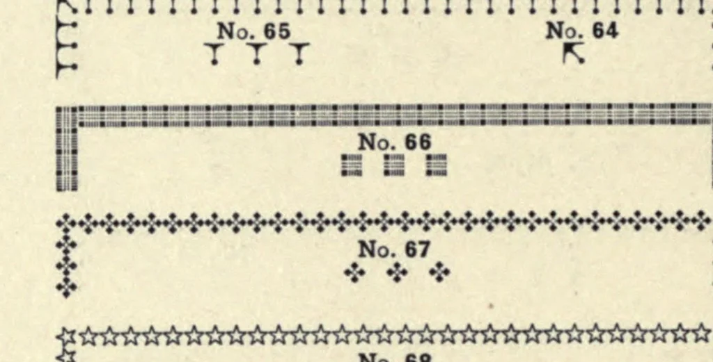 An illustration from Linotype faces, 1905, leaf 444