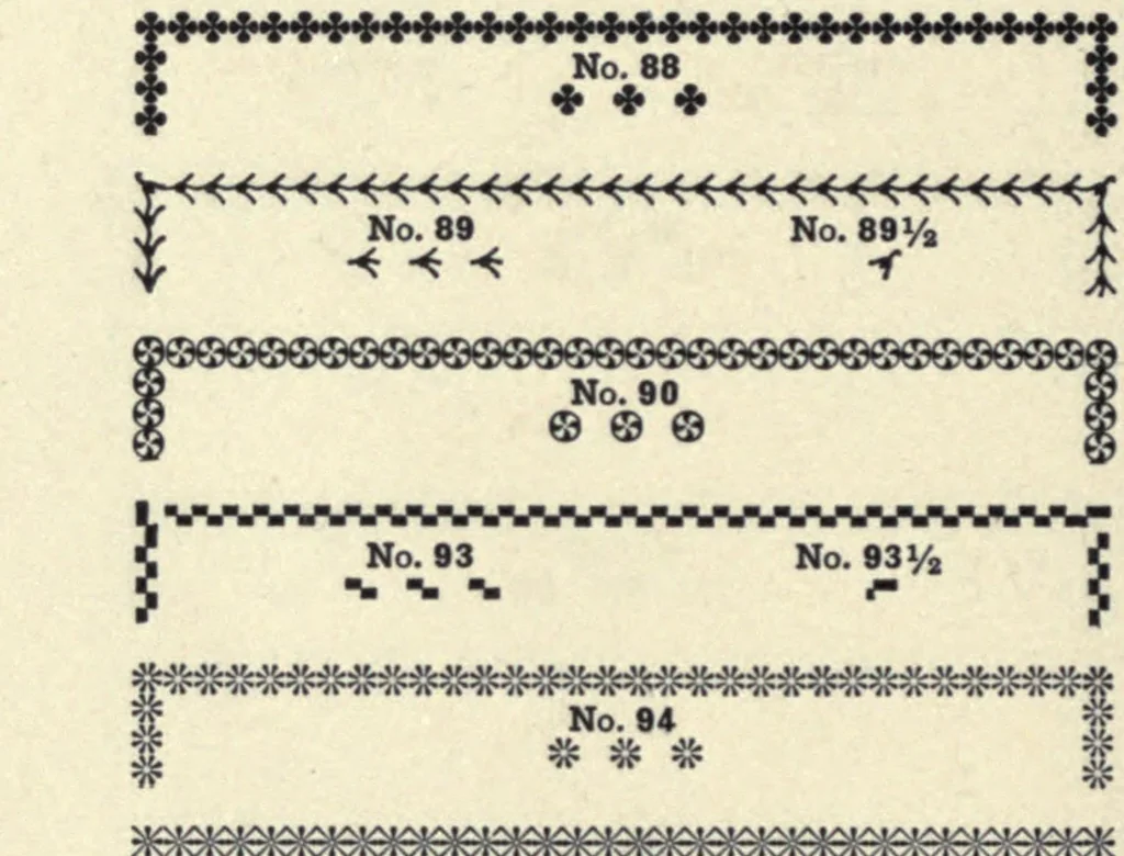 An illustration from Linotype faces, 1905, leaf 446