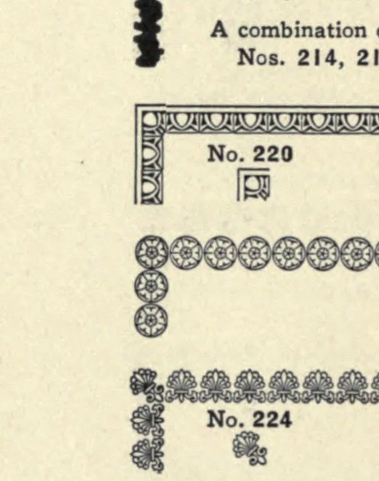 An illustration from Linotype faces, 1905, leaf 450