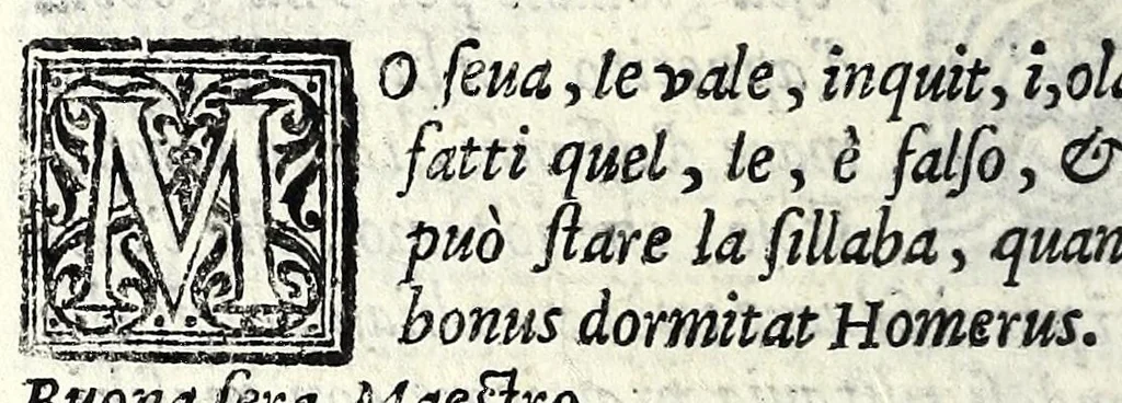 An illustration from L'interesse : comedia, 1581, leaf 42