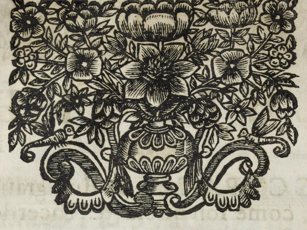 An illustration from L'intreccio d'allori e d' vliuo auuolto alla corona dell' inuittissimo rè di Francia e di Nauarra, Luigi XIV, il grande et il giusto : dedicato alla stessa sacra cristianissima real maestà dall' autore Andrea Penci, 1679, leaf 6
