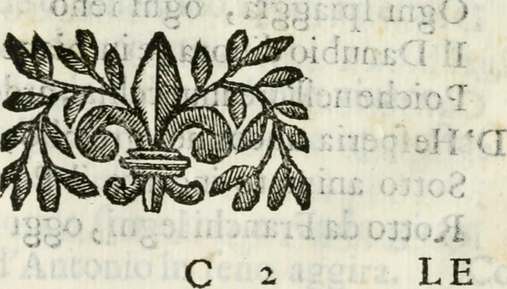 An illustration from L'intreccio di gigli : solennità di S. Antonio di Padova, celebrata l'anno 1658 & il 1659 dalla di lui congregatione eretta nuovamenta in Parma, sotto la protettione de' serenissimi signori prencipi Pietro e Maria Maddalena Farnesi, 1659, leaf 28