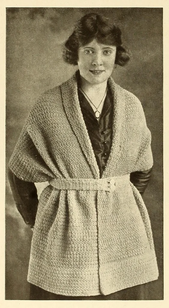 An illustration from Lion yarn book : describing latest creations in worsted work, 1920, leaf 10