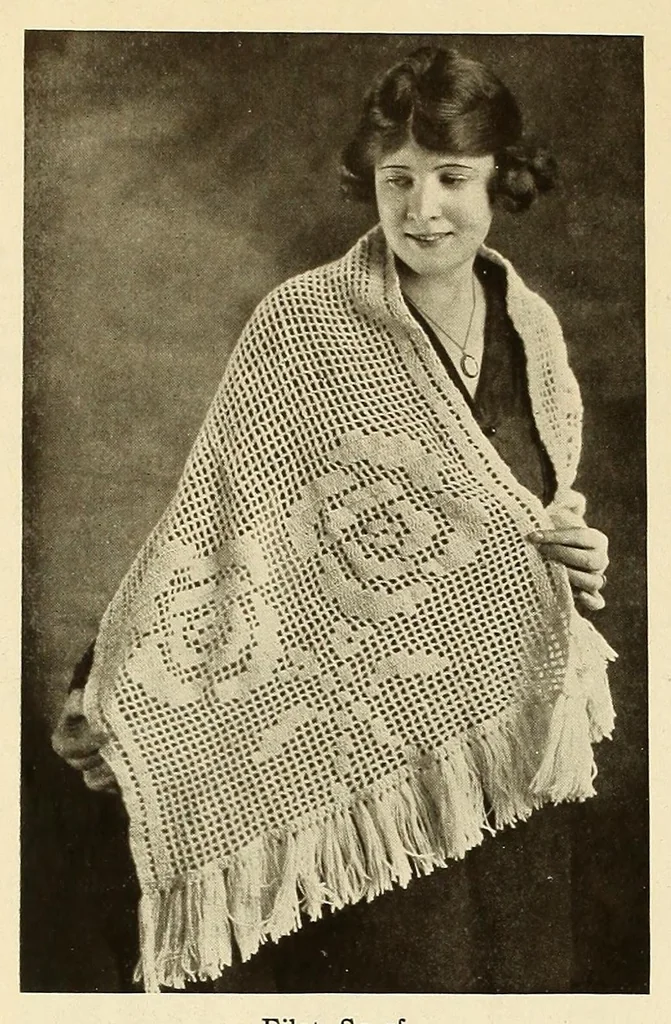 An illustration from Lion yarn book : describing latest creations in worsted work, 1920, leaf 12