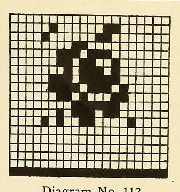 An illustration from Lion yarn book : describing latest creations in worsted work, 1920, leaf 13