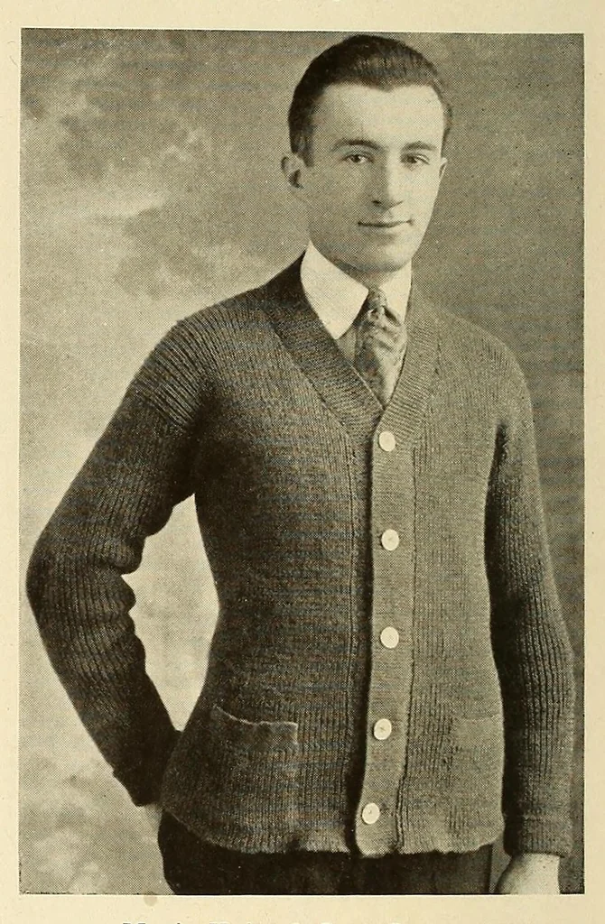 An illustration from Lion yarn book : describing latest creations in worsted work, 1920, leaf 16