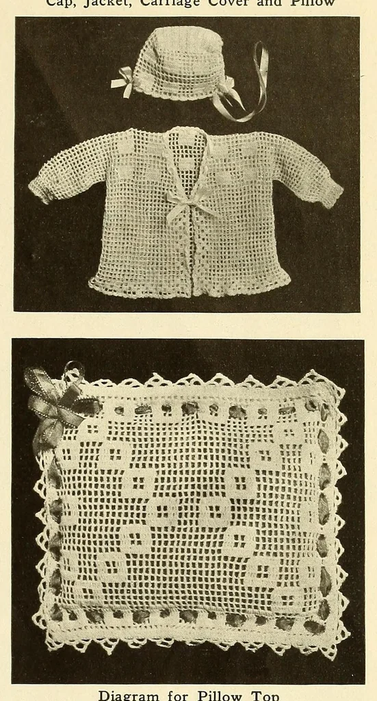 An illustration from Lion yarn book : describing latest creations in worsted work, 1920, leaf 23
