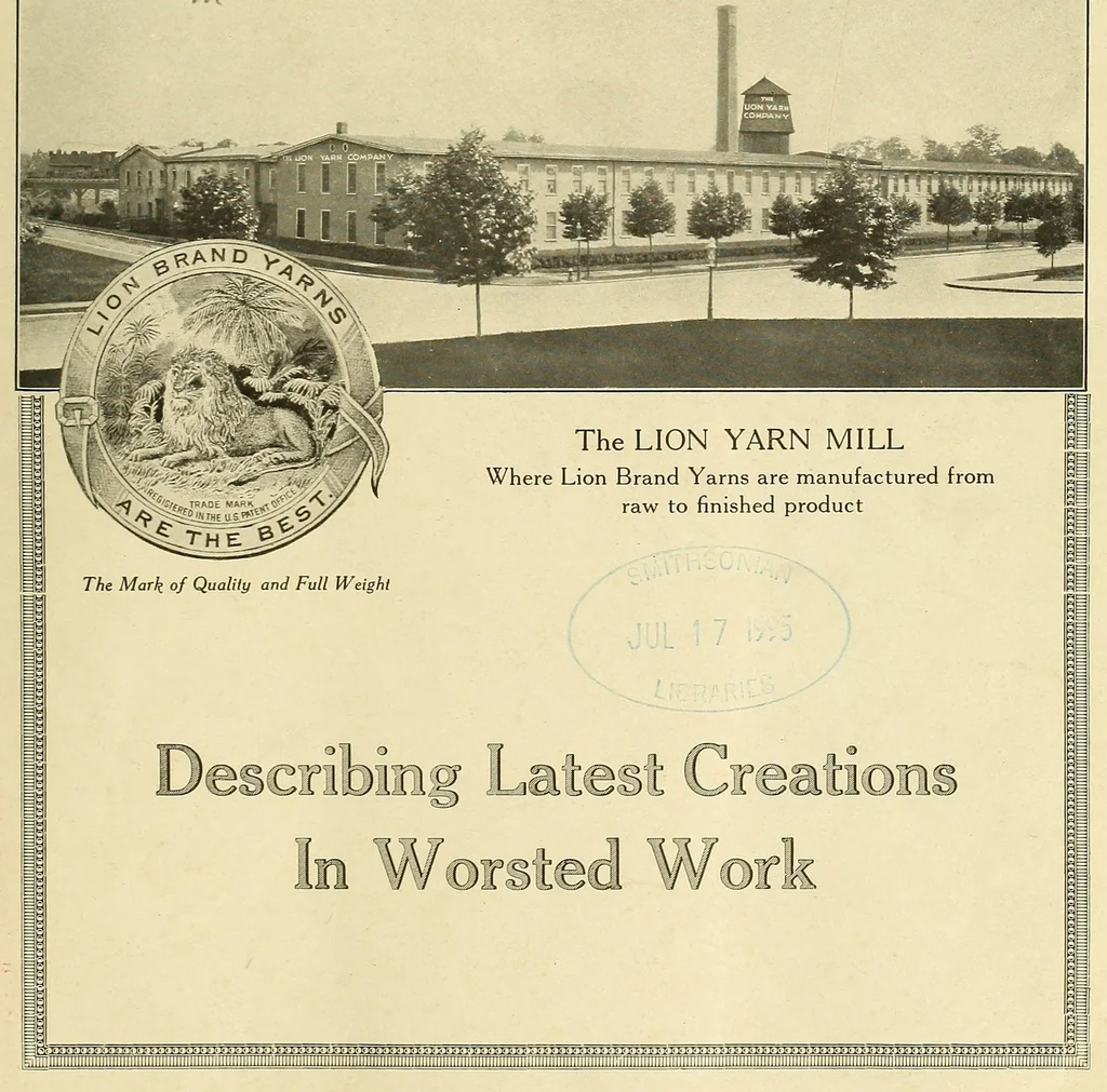 An illustration from Lion yarn book : describing latest creations in worsted work, 1920, leaf 5