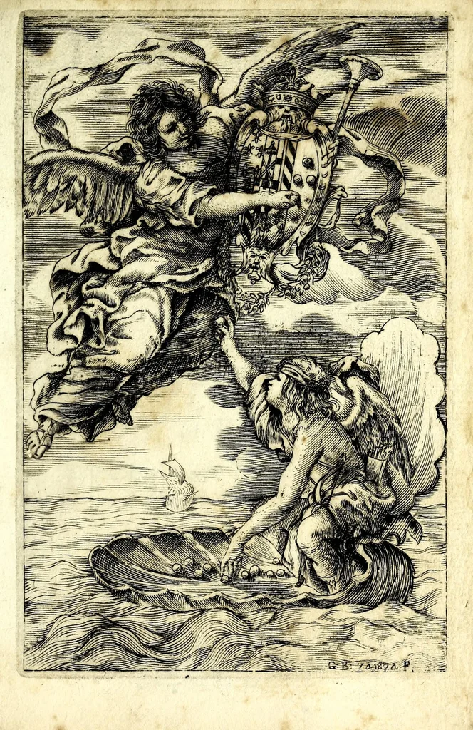 An illustration from L'Ipsicratea : favola tragicomica, 1649, leaf 7
