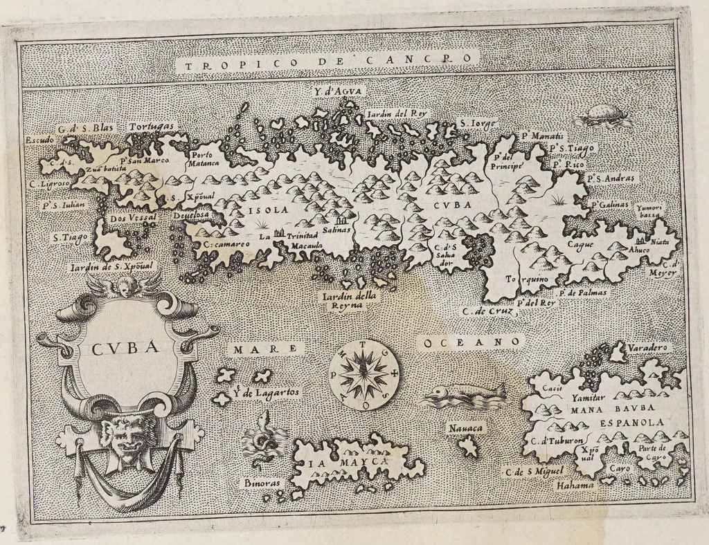 An illustration from L'isole piu famose del mondo, 1572, leaf 116