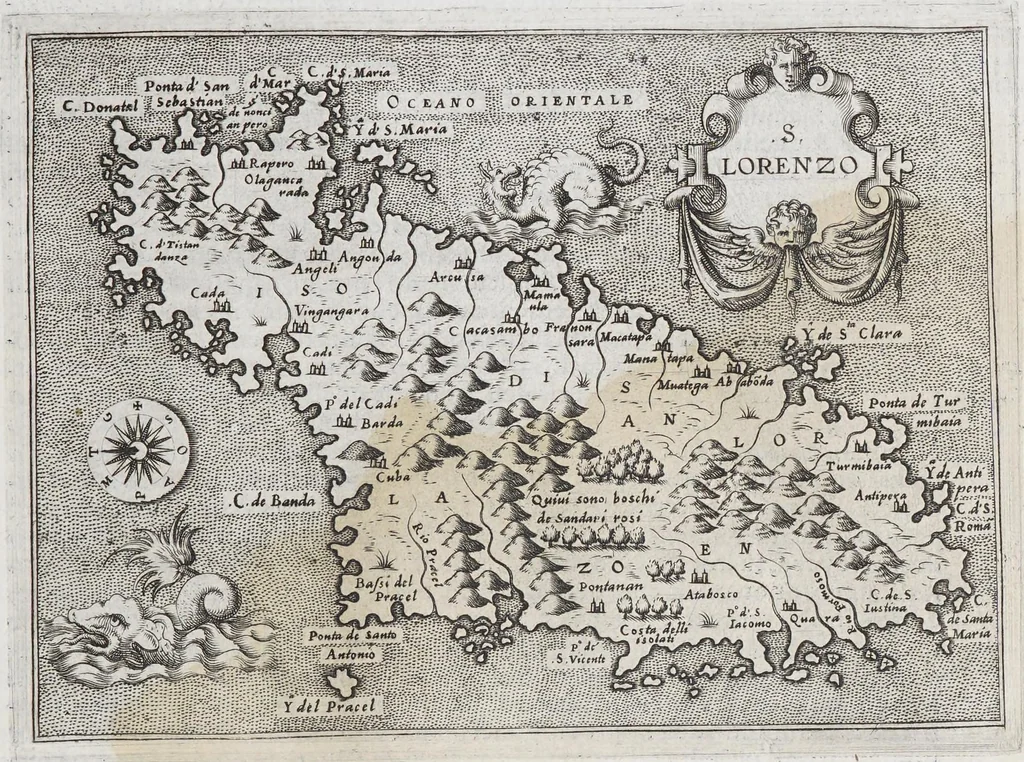 An illustration from L'isole piu famose del mondo, 1572, leaf 119