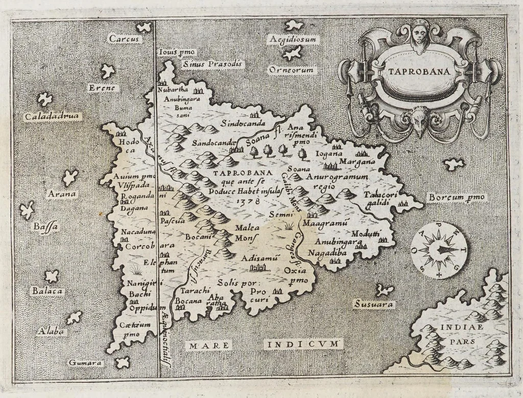 An illustration from L'isole piu famose del mondo, 1572, leaf 122