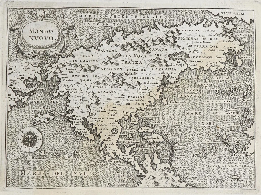 An illustration from L'isole piu famose del mondo, 1572, leaf 129