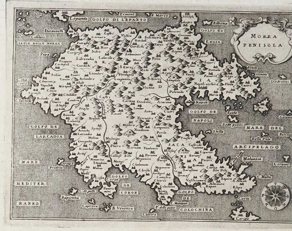 An illustration from L'isole piu famose del mondo, 1572, leaf 40