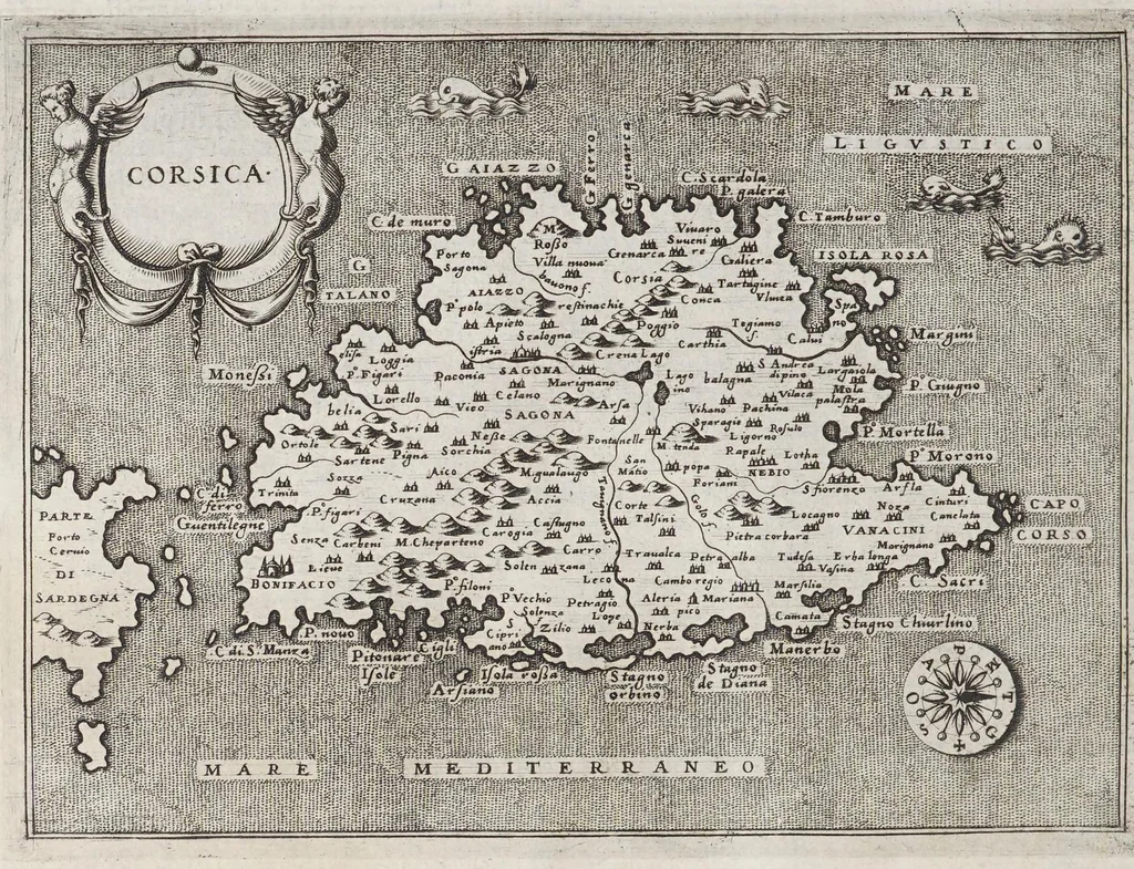 An illustration from L'isole piu famose del mondo, 1572, leaf 74