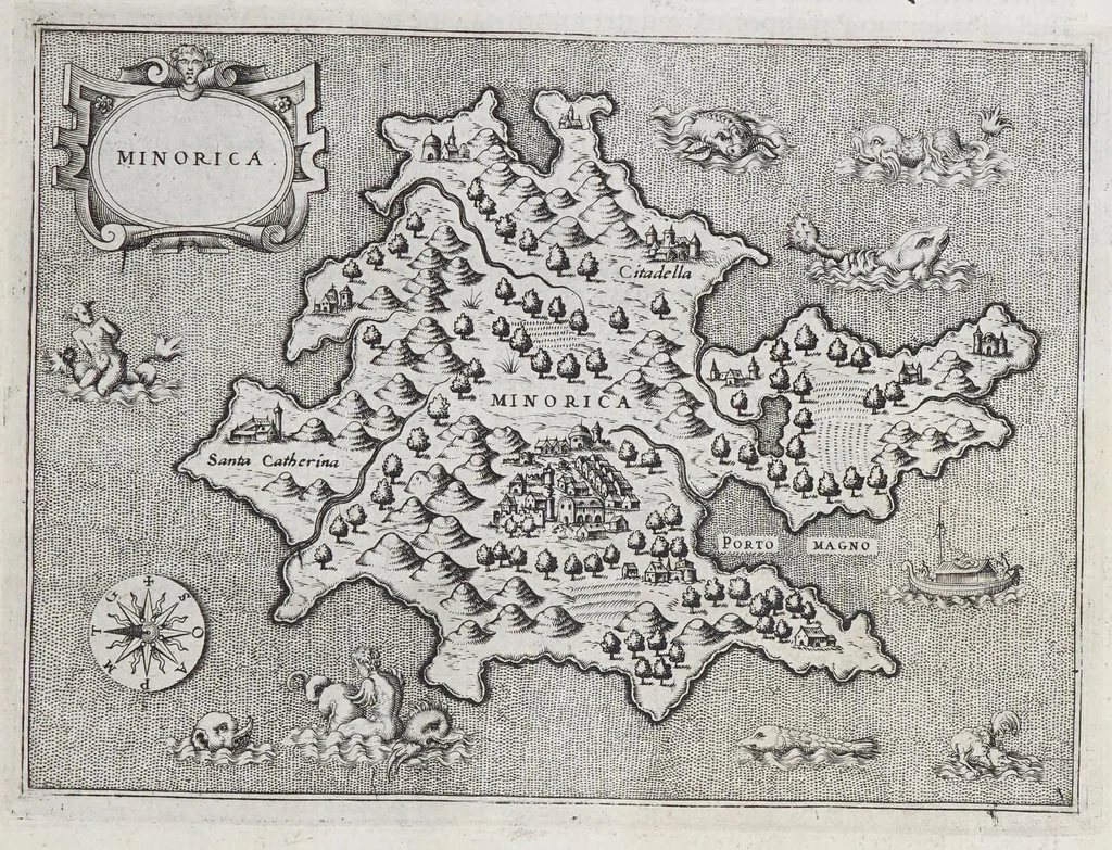 An illustration from L'isole piu famose del mondo, 1572, leaf 85