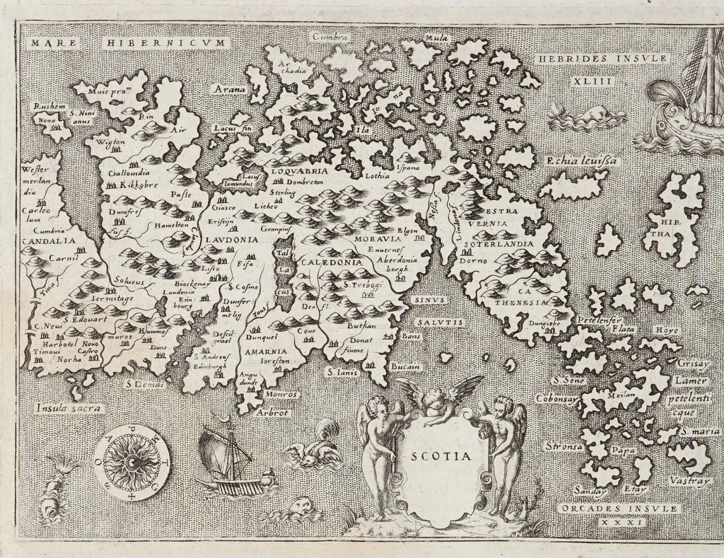 An illustration from L'isole piu famose del mondo, 1572, leaf 94