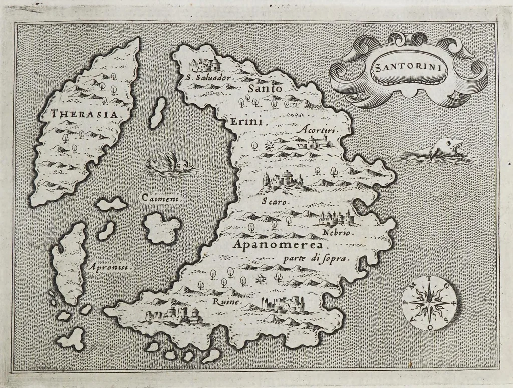 An illustration from L'isole piu famose del mondo, 1576, leaf 153