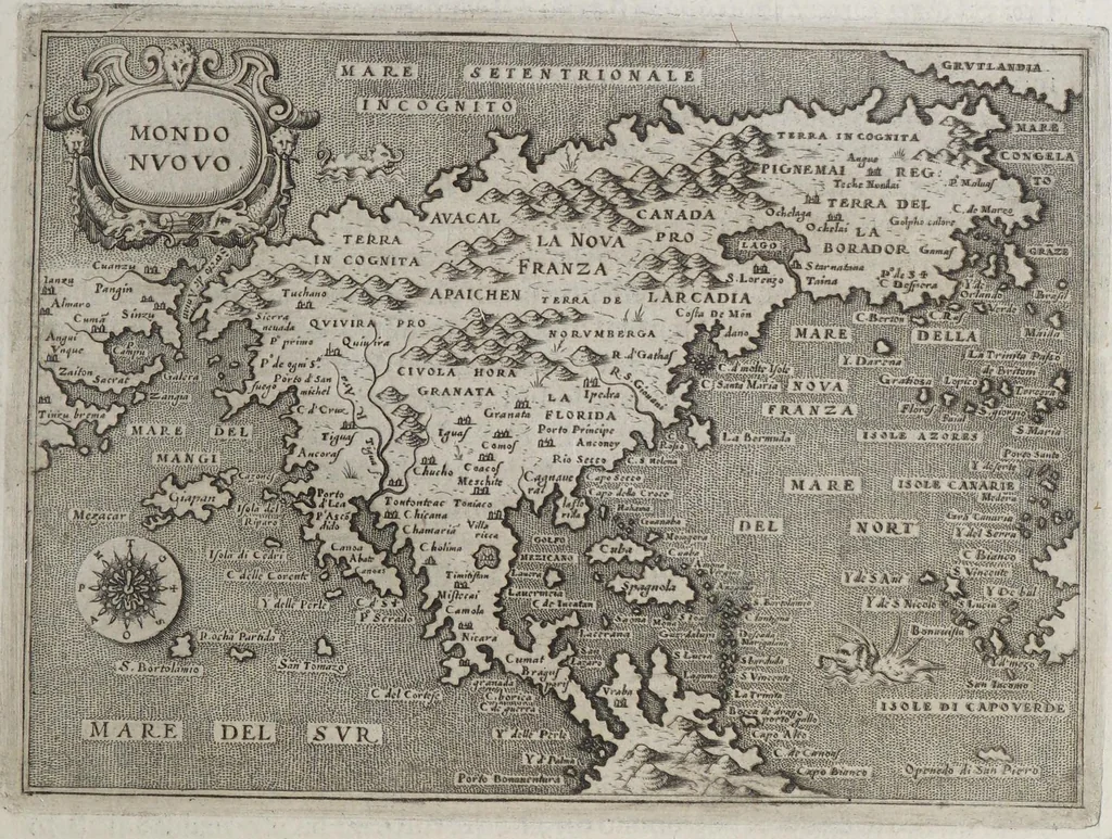 An illustration from L'isole piu famose del mondo, 1576, leaf 195