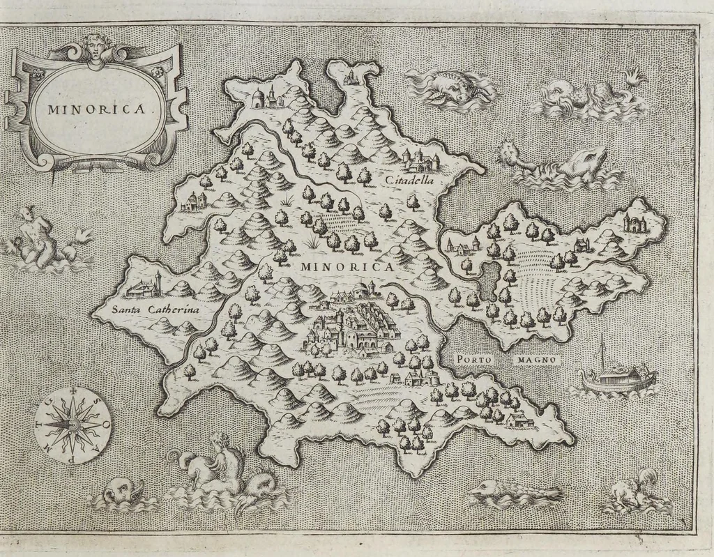 An illustration from L'isole piu famose del mondo, 1576, leaf 73