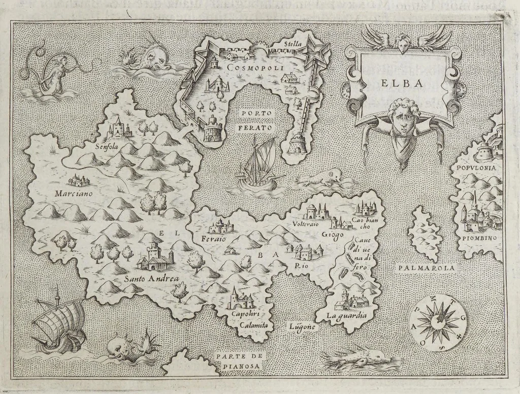 An illustration from L'isole piu famose del mondo, 1576, leaf 79