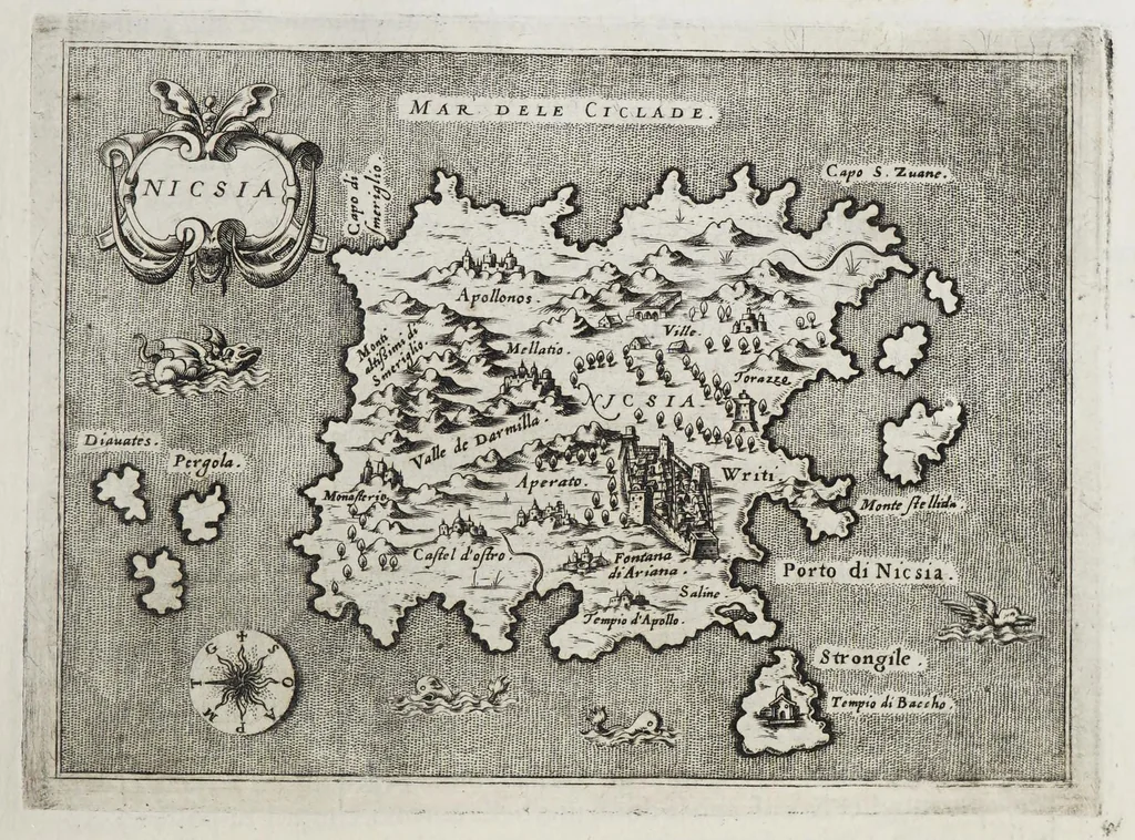An illustration from L'isole piu famose del mondo, 1576, leaf 155