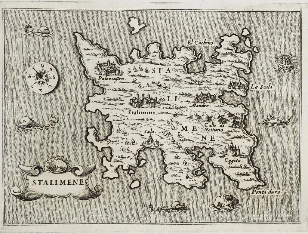 An illustration from L'isole piu famose del mondo, 1576, leaf 171
