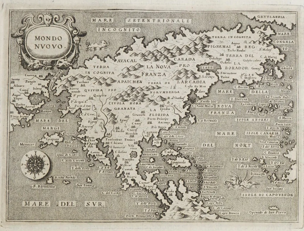 An illustration from L'isole piu famose del mondo, 1576, leaf 193