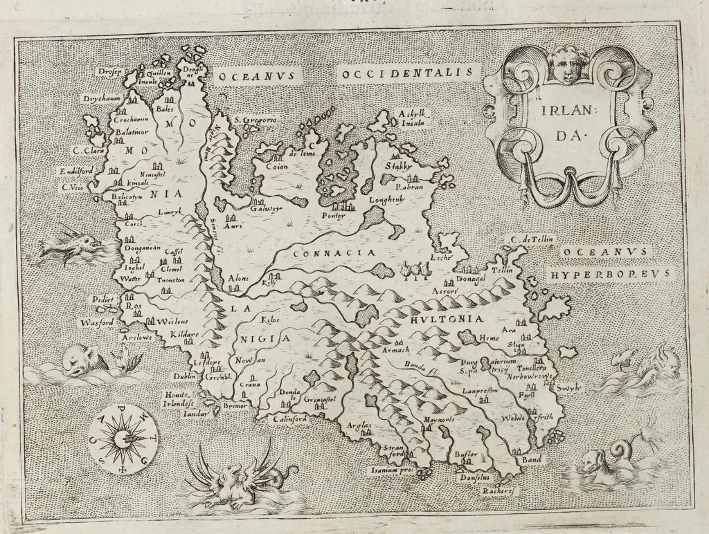 An illustration from L'isole piu famose del mondo, 1576, leaf 44