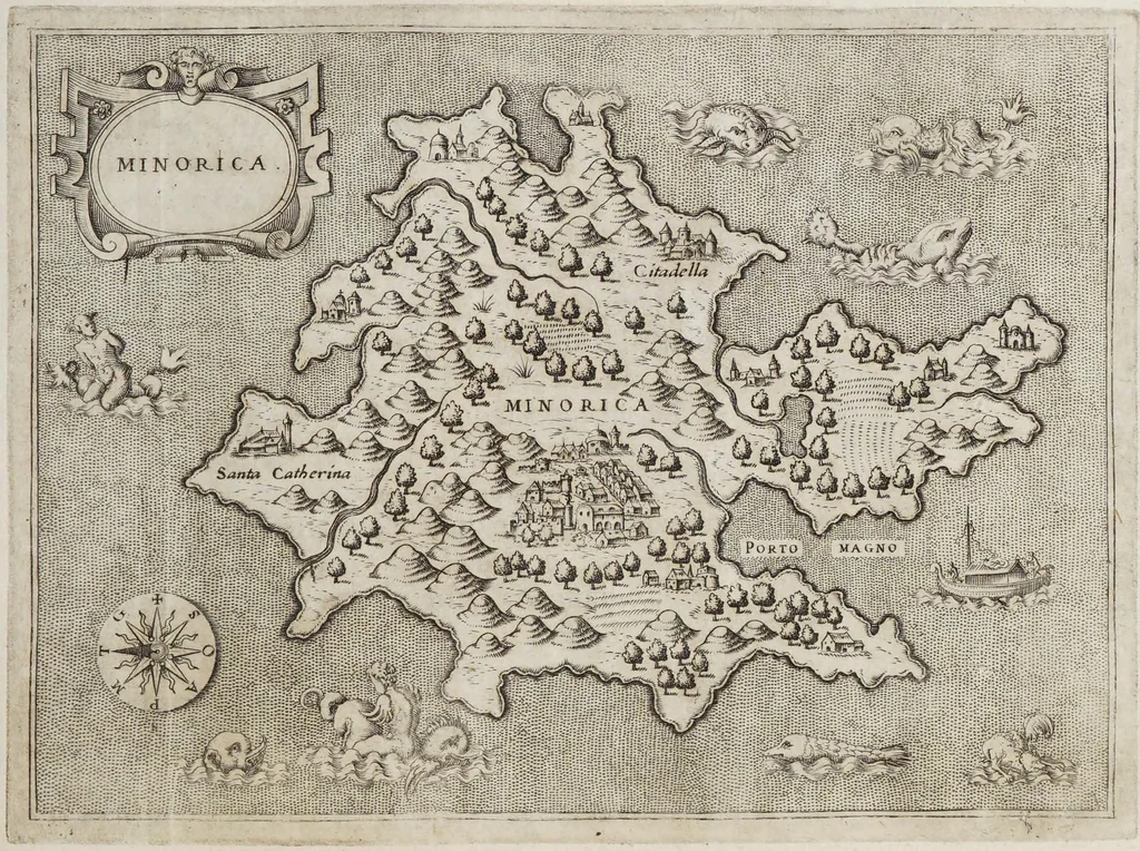 An illustration from L'isole piu famose del mondo, 1576, leaf 71