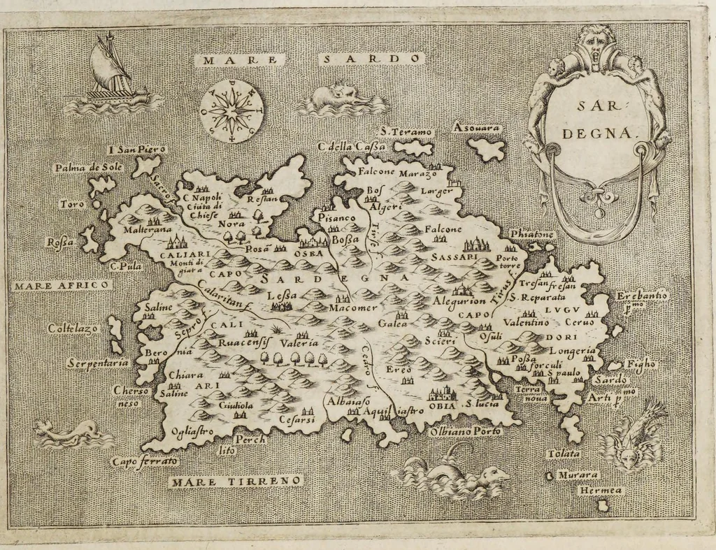 An illustration from L'isole piu famose del mondo, 1576, leaf 79