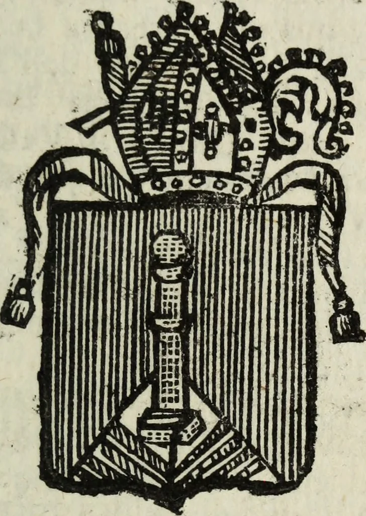 An illustration from Li sovrani del mondo : Opera, che dà notitia della genealogia delle loro famiglie, dell'ampiezza, e governo de' loro stati ... con un catalogo degli autori, che meglio ne hanno scritto, 1720, leaf 260