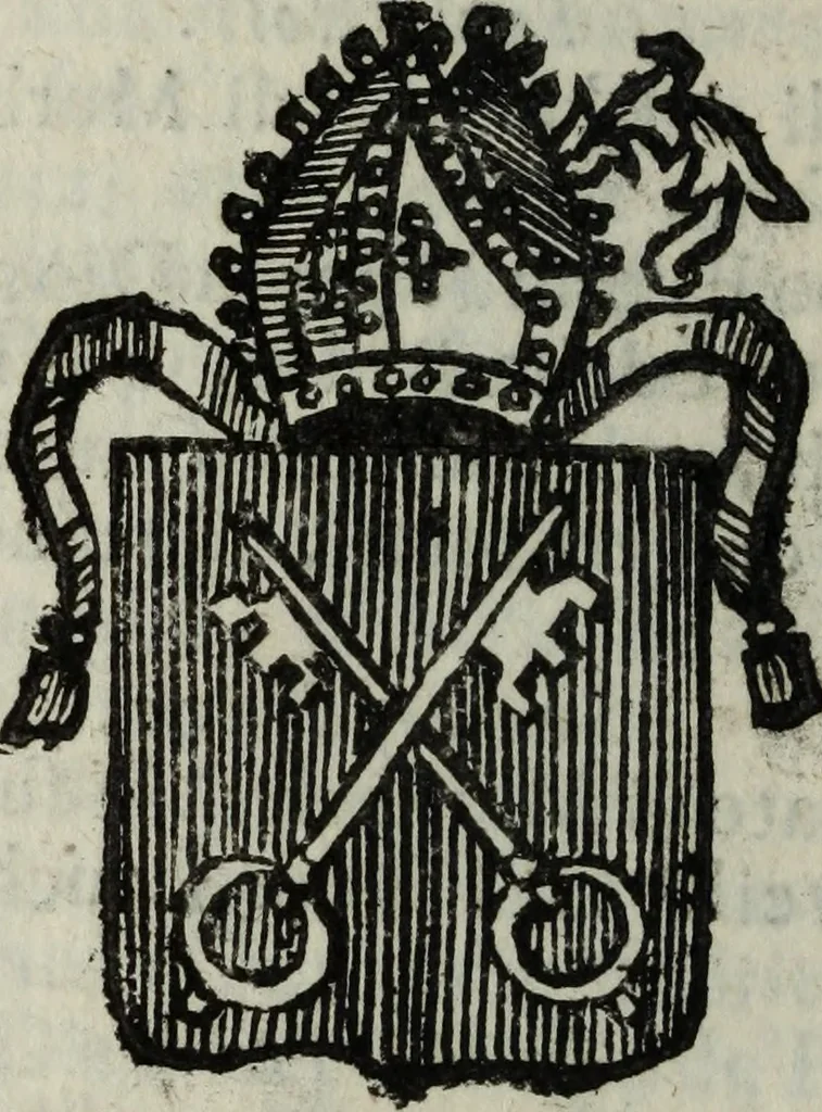 An illustration from Li sovrani del mondo : Opera, che dà notitia della genealogia delle loro famiglie, dell'ampiezza, e governo de' loro stati ... con un catalogo degli autori, che meglio ne hanno scritto, 1720, leaf 295