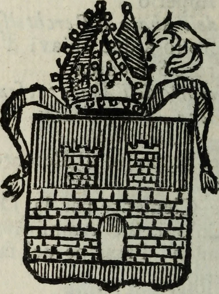An illustration from Li sovrani del mondo : Opera, che dà notitia della genealogia delle loro famiglie, dell'ampiezza, e governo de' loro stati ... con un catalogo degli autori, che meglio ne hanno scritto, 1720, leaf 297