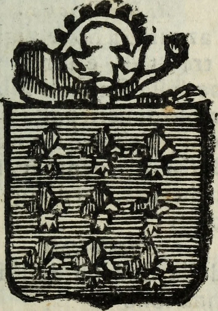 An illustration from Li sovrani del mondo : Opera, che dà notitia della genealogia delle loro famiglie, dell'ampiezza, e governo de' loro stati ... con un catalogo degli autori, che meglio ne hanno scritto, 1720, leaf 320