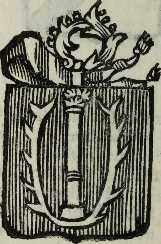 An illustration from Li sovrani del mondo : Opera, che dà notitia della genealogia delle loro famiglie, dell'ampiezza, e governo de' loro stati ... con un catalogo degli autori, che meglio ne hanno scritto, 1720, leaf 327