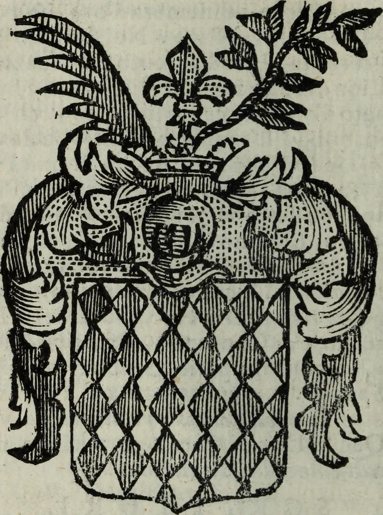 An illustration from Li sovrani del mondo : Opera, che dà notitia della genealogia delle loro famiglie, dell'ampiezza, e governo de' loro stati ... con un catalogo degli autori, che meglio ne hanno scritto, 1720, leaf 151