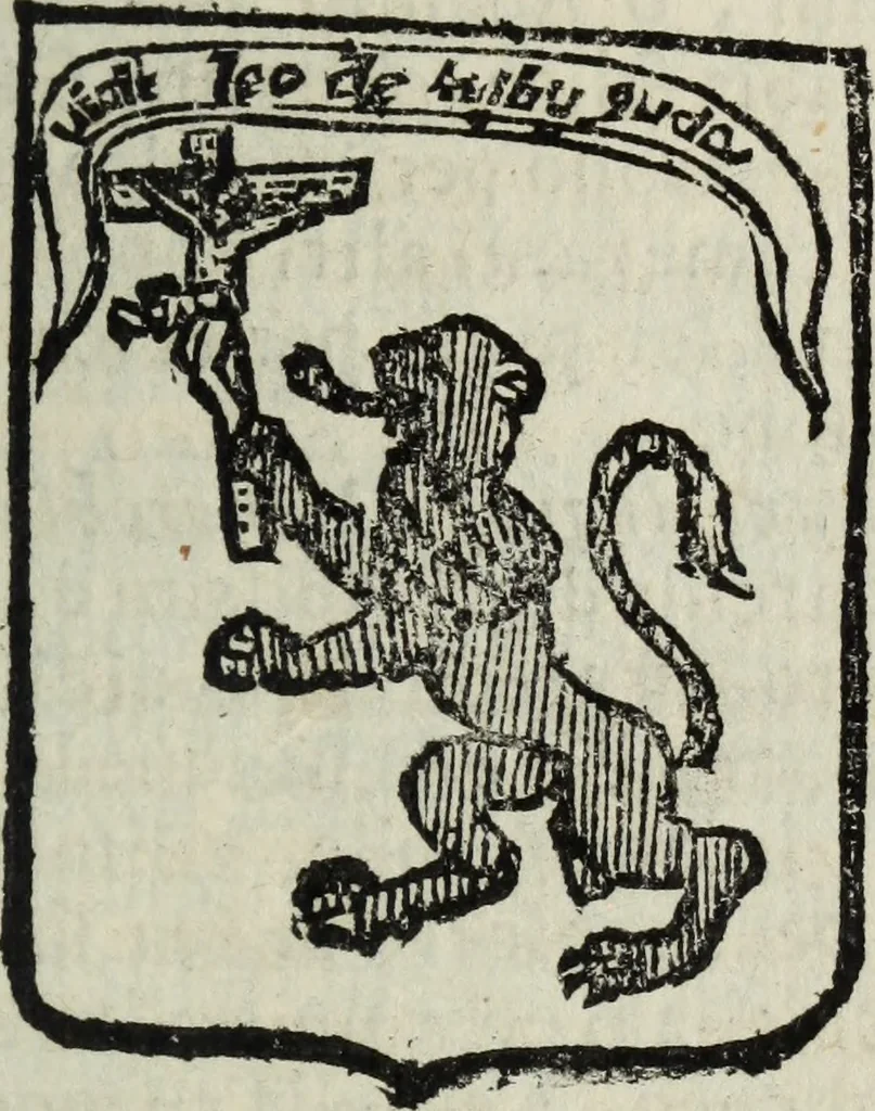 An illustration from Li sovrani del mondo : Opera, che dà notitia della genealogia delle loro famiglie, dell'ampiezza, e governo de' loro stati ... con un catalogo degli autori, che meglio ne hanno scritto, 1720, leaf 240